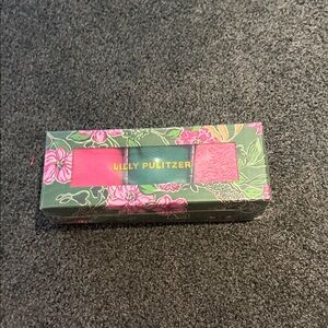 Lilly Pulitzer Bright Pink and Teal Makeup Trio